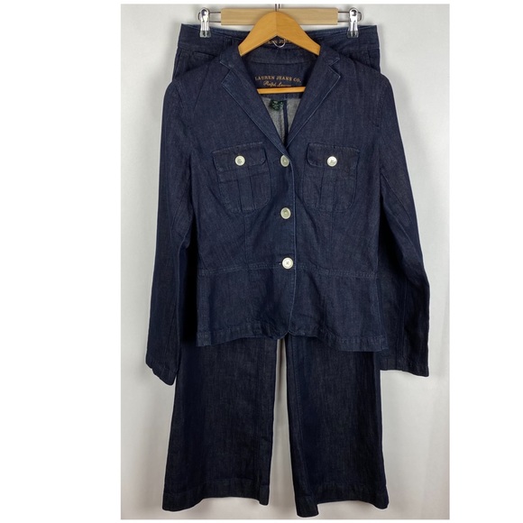 Ralph Lauren Pants - Lauren Jeans Co Ralph Lauren Wide Leg Pantsuit